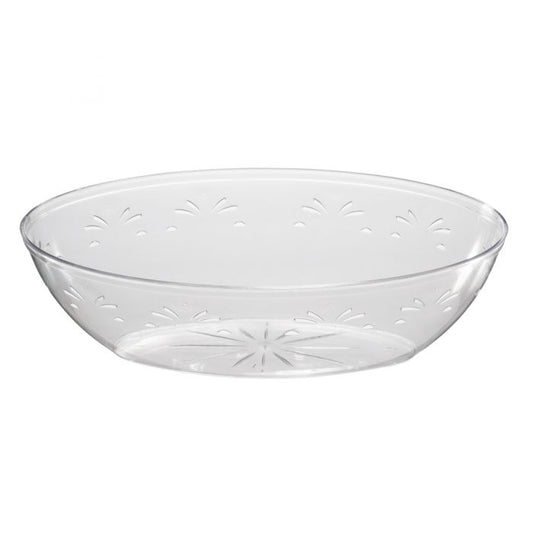 Embellish Oval Bowl (64 oz.) - Clear (#02283)