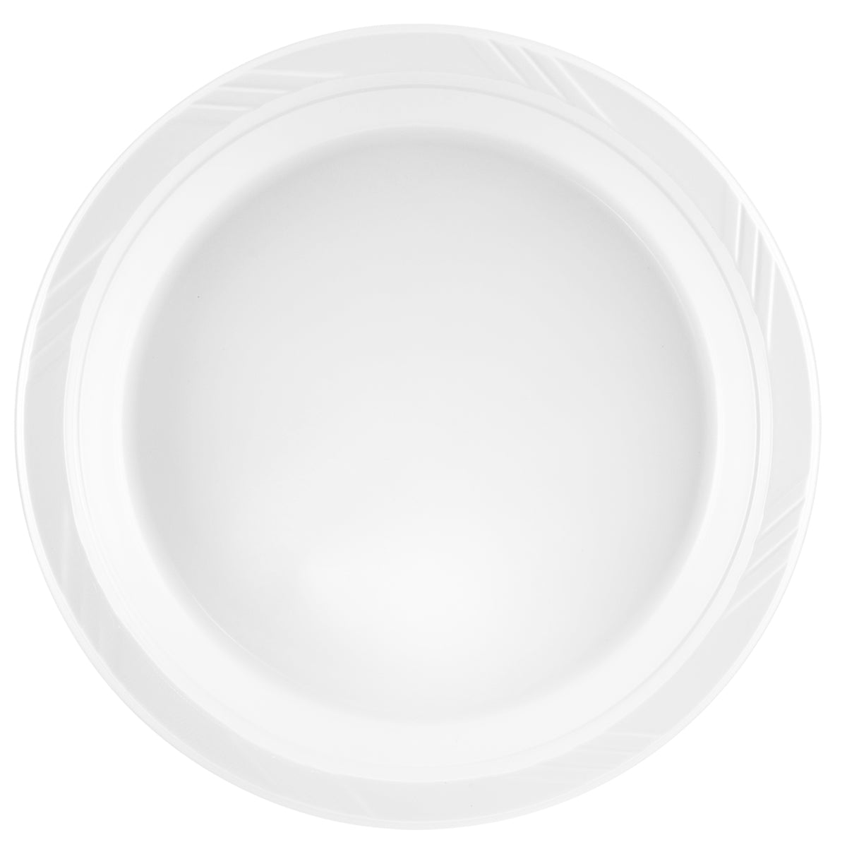 Plastico White - 10.25" Banquet Plates (#05213)