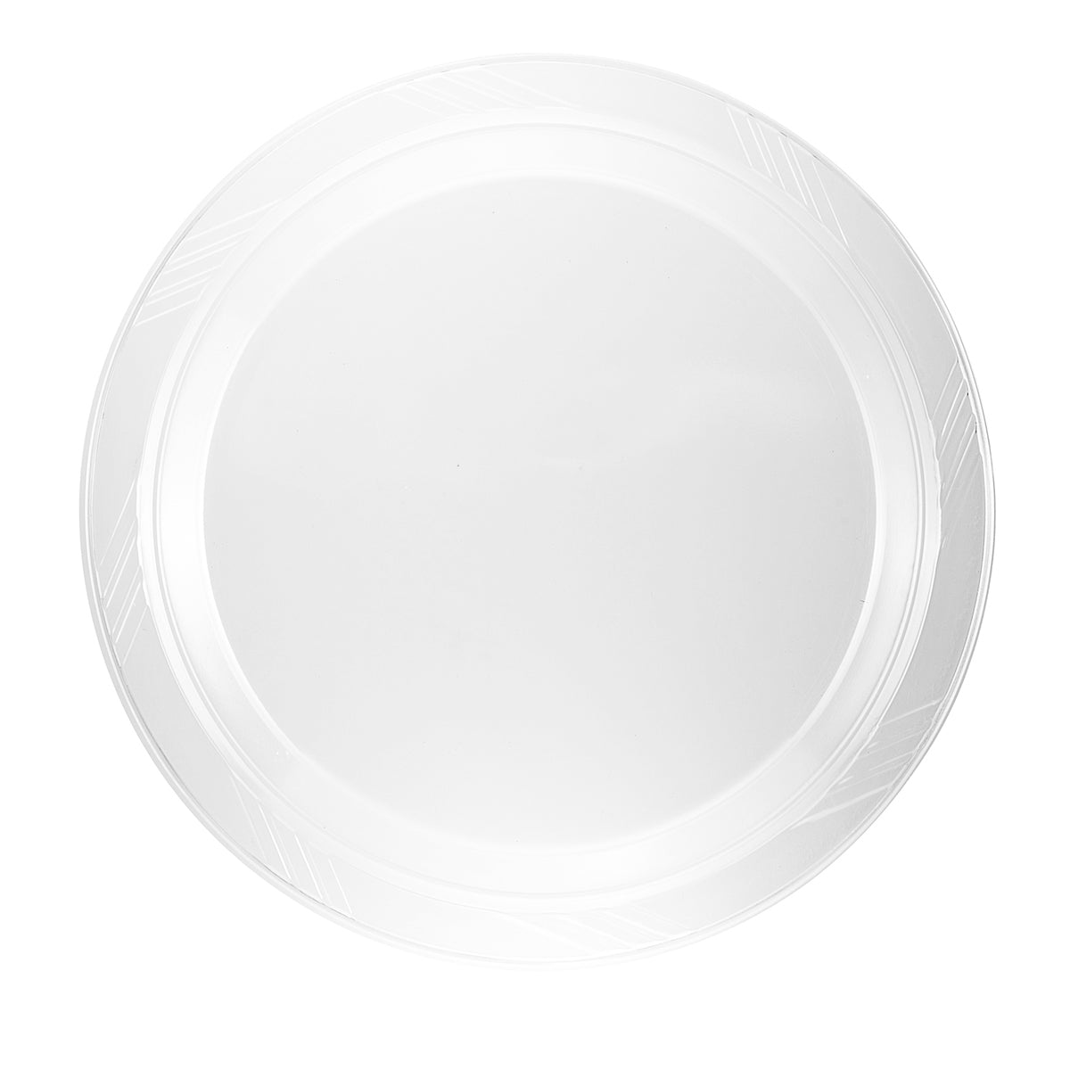 Plastico Clear - 9" Dinner Plates (#05226B)