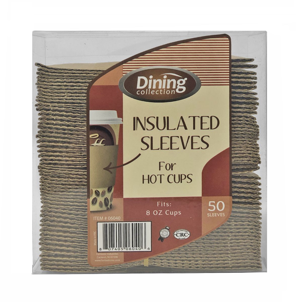 Insulated Cup Sleeves - Fits 8 oz. Cups (#06040)