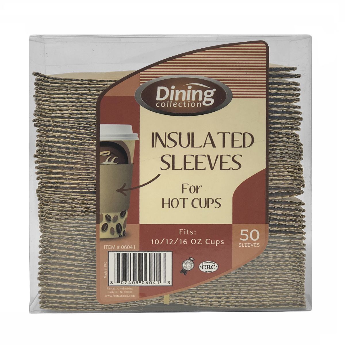 Insulated Cup Sleeves - Fits 10/12/16 oz. Cups (#06041)