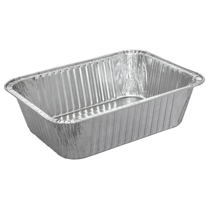 Pandora Aluminum 5 lb. Oblong Pan - 250 ct. (#06244P)