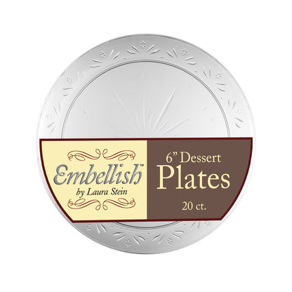 Embellish Clear - 6" Dessert Plates - (#06706)