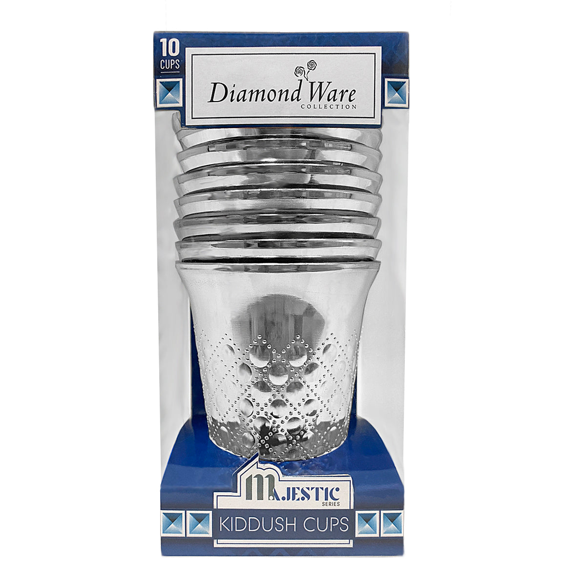 DiamondWare Majestic Series Kiddush Cups - 5 oz.  (#06715)