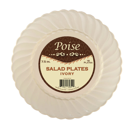 Poise Ivory - 7.5" Salad Plates (#06720)