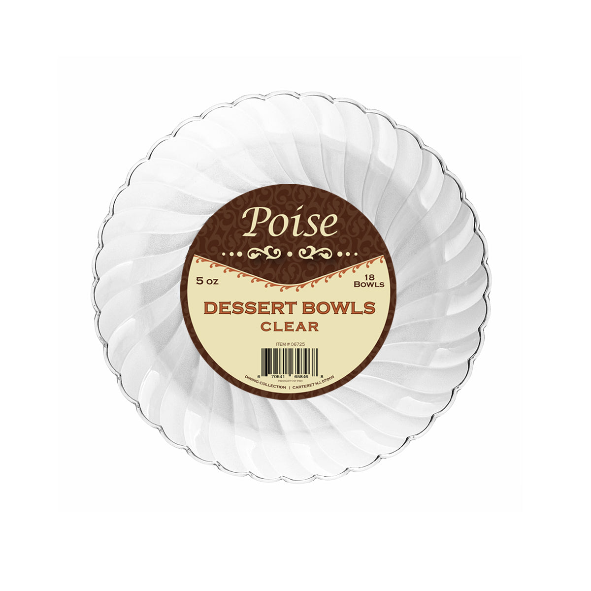 Poise Clear - 5 oz. Dessert Bowls (#06725)