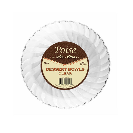 Poise Clear - 5 oz. Dessert Bowls (#06725)