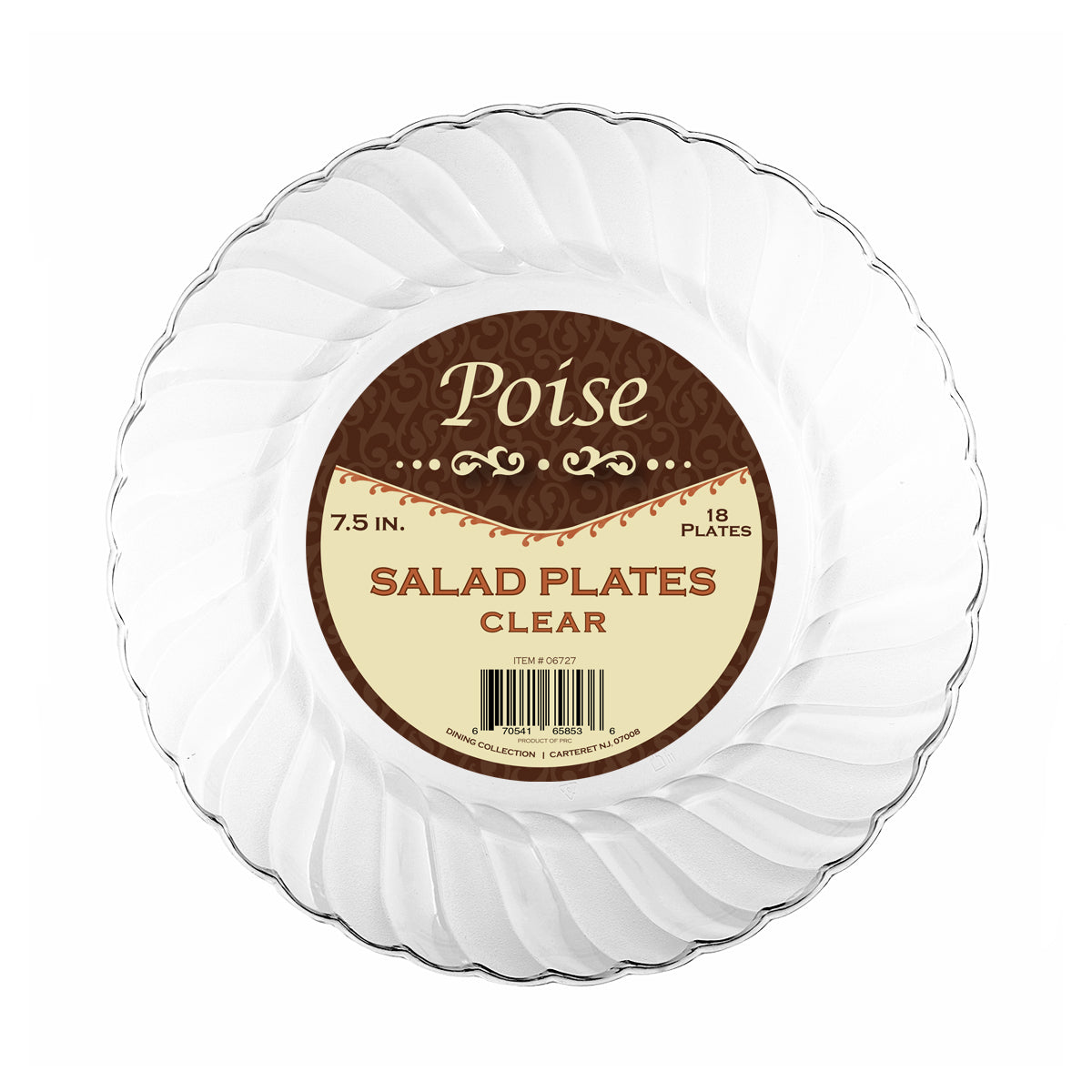 Poise Clear - 7.5" Salad Plates (#06727)