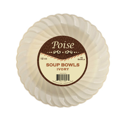 Poise Ivory - 12 oz. Soup Bowls (#06732)