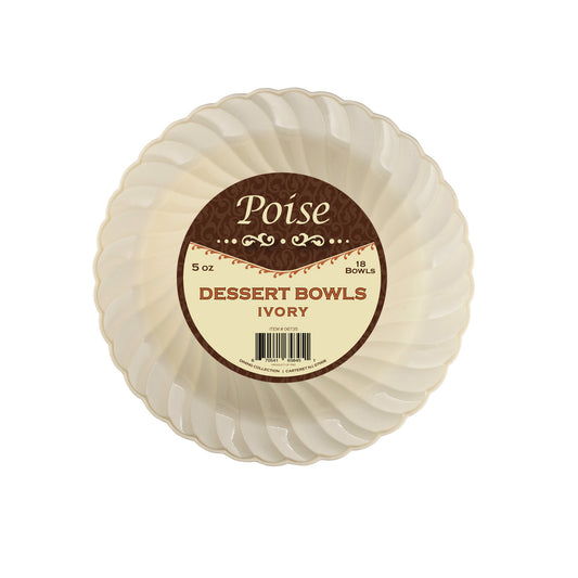 Poise Ivory - 5 oz. Dessert Bowls (#06735)