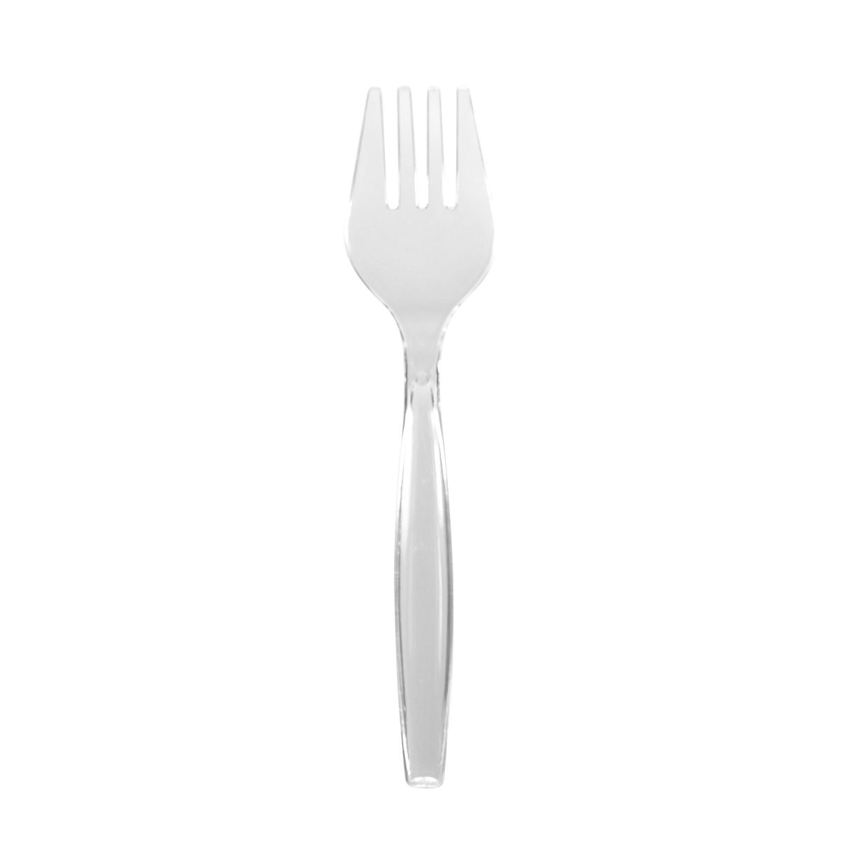 Serving Fork - Clear Plastic (#06777)