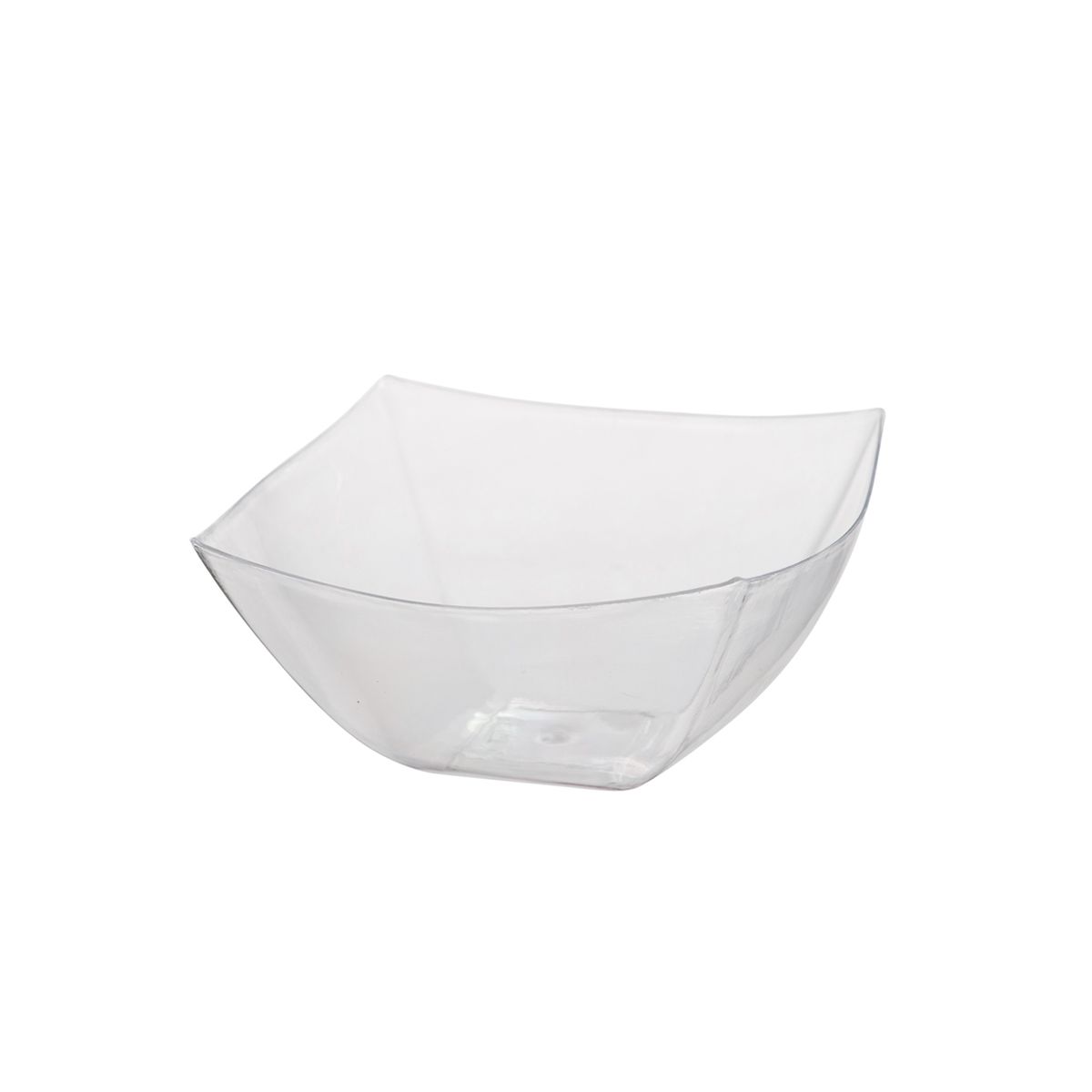 Dining Collection 8 oz. Square Bowl - Clear (#06780)