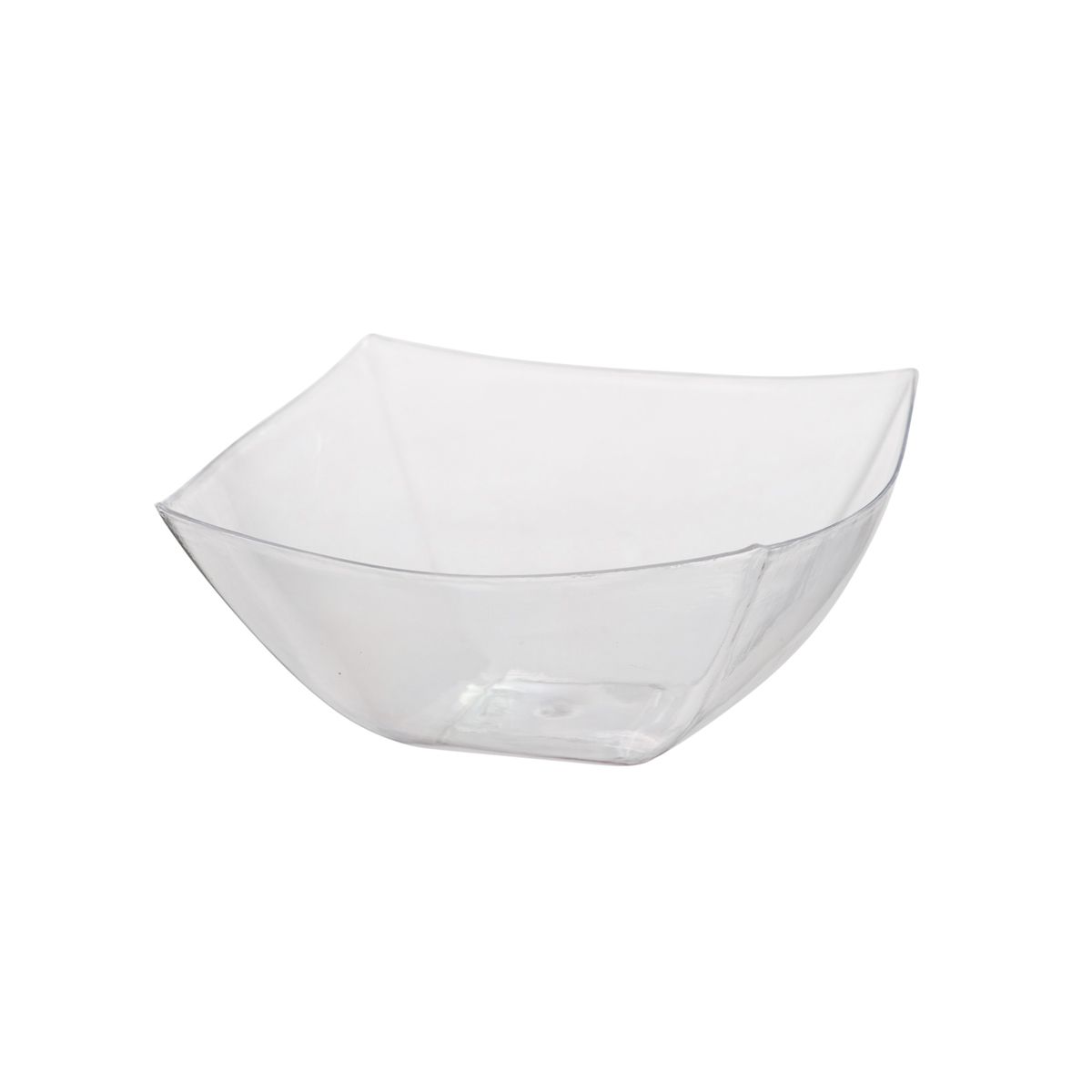 Dining Collection 16 oz. Square Bowl - Clear (#06781)