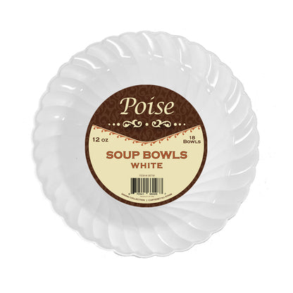 Poise White - 12 oz. Soup Bowls (#06791)