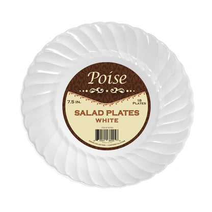 Poise White - 7.5" Salad Plates (#06793)