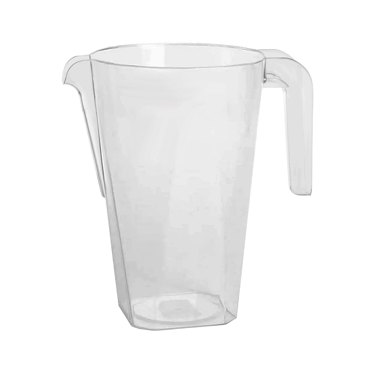 52oz. Clear Plastic Square Bottom Pitcher - (#06868)