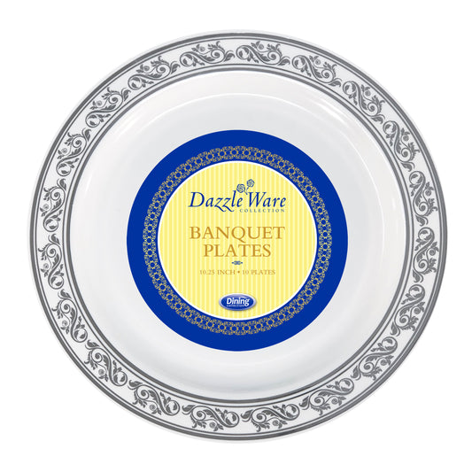 DazzleWare Collection - 10.25" Banquet Plates (#07725)