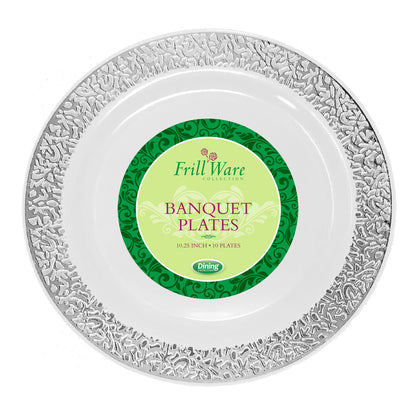 FrillWare Collection - 10.25" Banquet Plates (#07745)