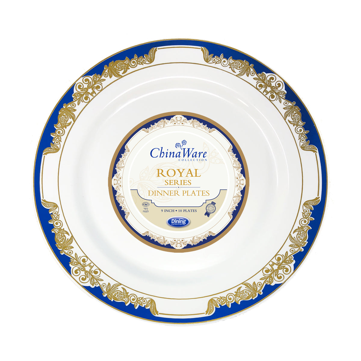 ChinaWare Royal Series - 9" Dinner Plates (#07764)