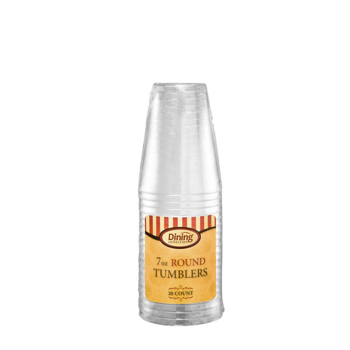 7 oz. Round Tumblers - Clear (#07952)