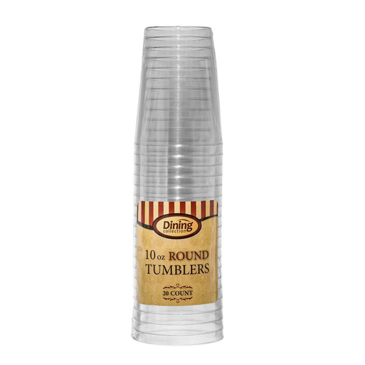 10 oz. Round Tumblers - Clear (#07954)