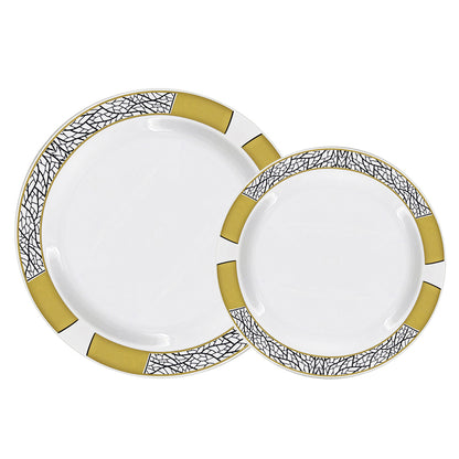 ChinaWare Eminence Series Combo Pack - 7.5" & 10.25" Plates (#07975)