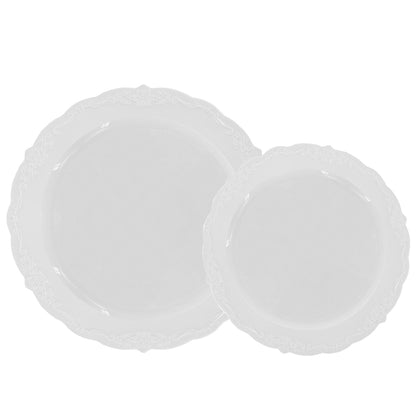 VintageWare White Combo Pack - 7.5" & 10.25" Plates (#07979)