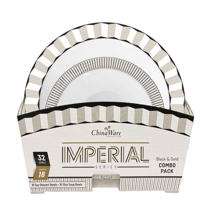 ChinaWare Imperial Series Combo Pack - 5 oz. & 12 oz. Bowls (#07794)