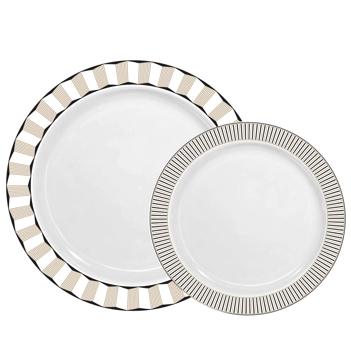 ChinaWare Imperial Series Combo Pack - 7.5" & 10.25" Plates (#07795)