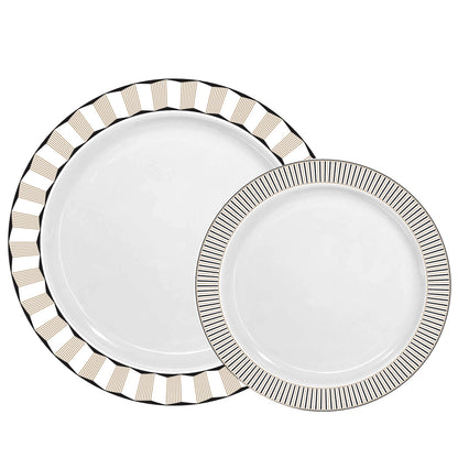 ChinaWare Imperial Series Combo Pack - 7.5" & 10.25" Plates (#07795)