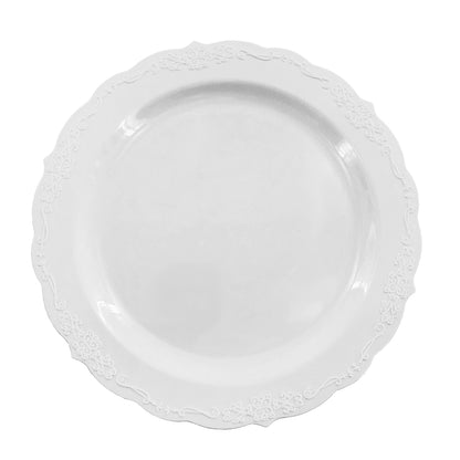 VintageWare White - 9" Dinner Plates (#08664)