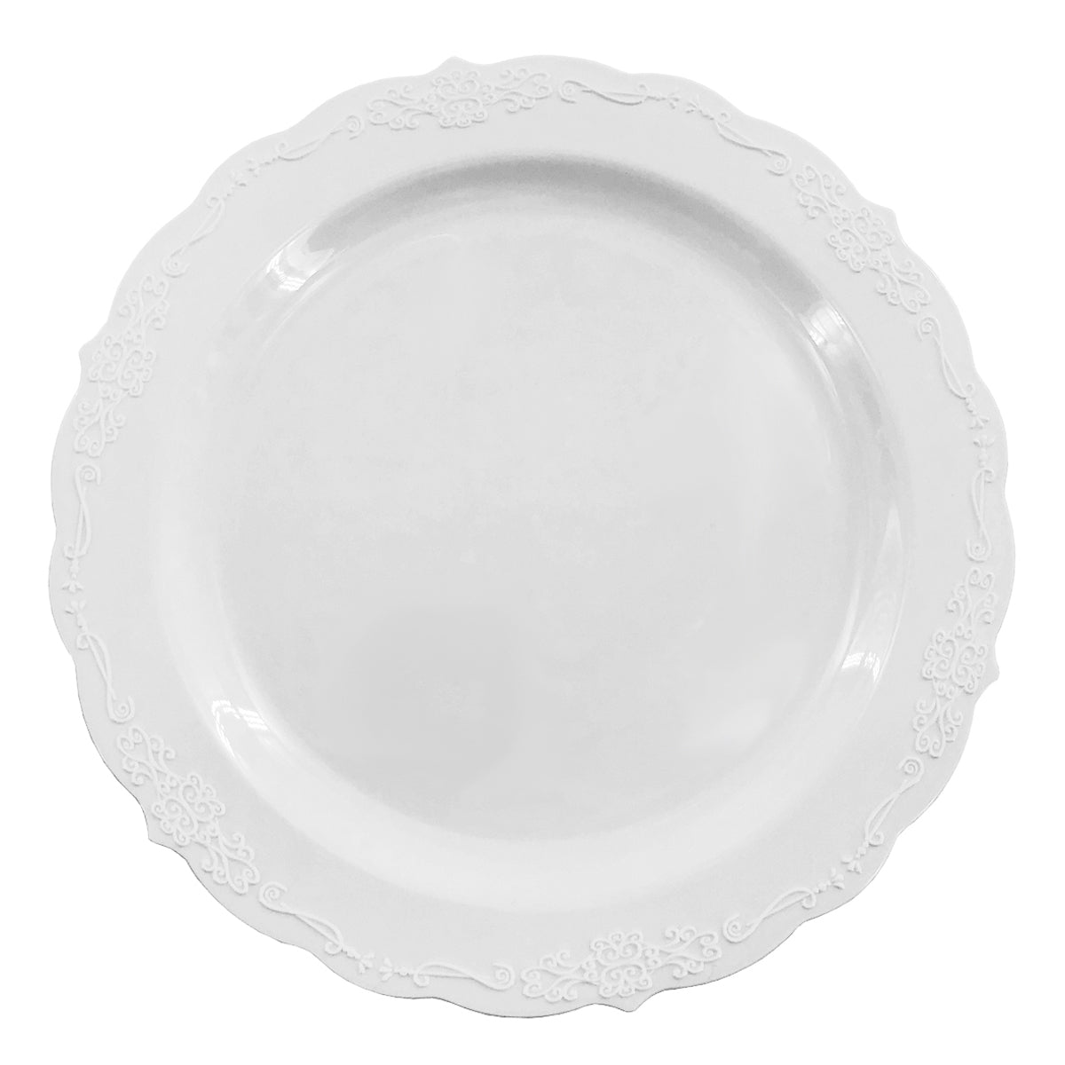 VintageWare White - 10" Banquet Plates (#08665)