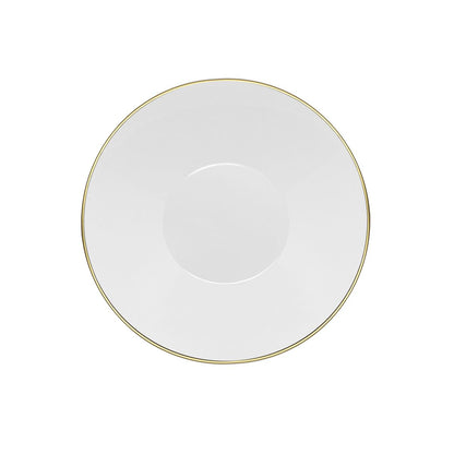 CoupeWare Basic Round 6 oz. Bowls - White & Gold (#08670)