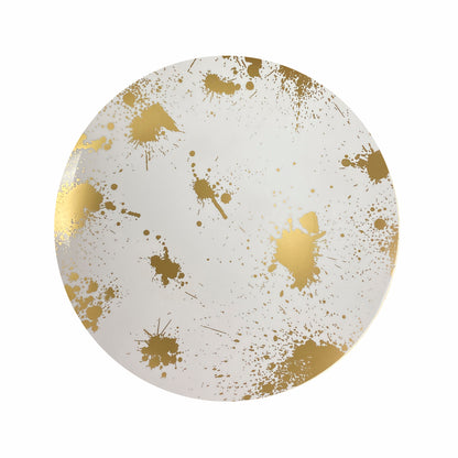 CoupeWare Gold Splatter 7.5" Salad Plates (#08693)