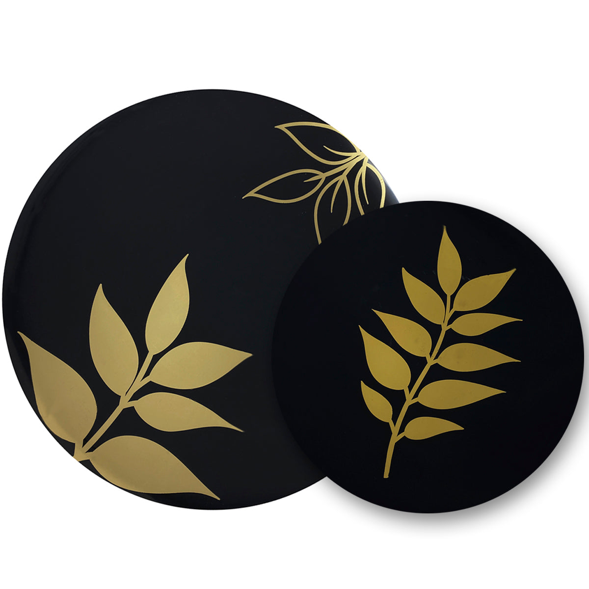 CoupeWare Gold Leaf Combo Pack - 7.5" & 10.25" Plates (#08717)