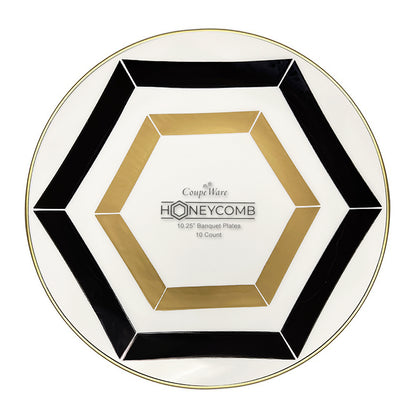 CoupeWare Honeycomb 10.25" Banquet Plates (#08755)