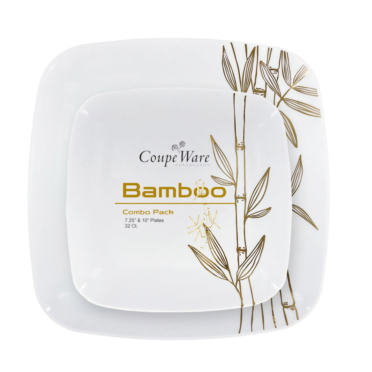 CoupeWare Bamboo Combo Pack - 7.25" & 10" Plates (#08780)