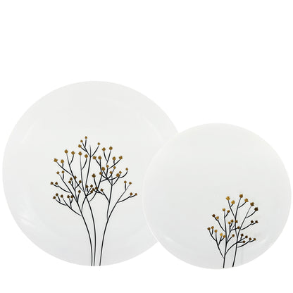 CoupeWare Floret Combo Pack - 7.5" & 10.25" Plates (#08790)