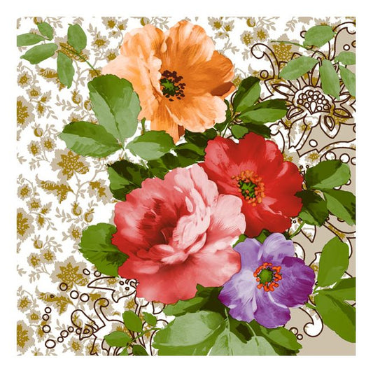 Dining Collection Lunch Napkins - Floral Devotion (#24003)