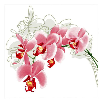 Dining Collection Lunch Napkins - Orchid Stem (#24007)