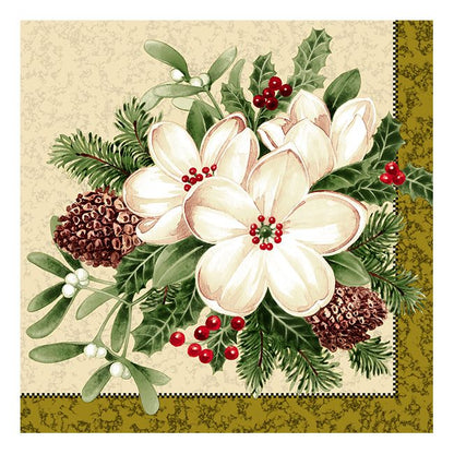 Dining Collection Lunch Napkins - Time for Cheer (#24035)