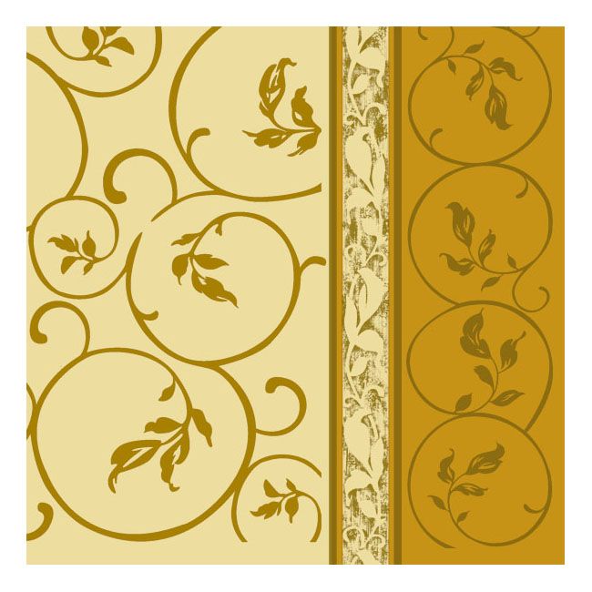 Dining Collection Lunch Napkins - Golden Curlicue 2 (#24111)