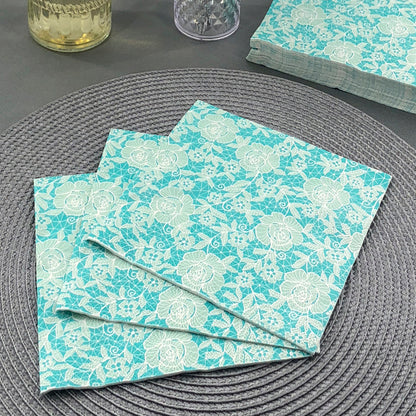 Dining Collection Lunch Napkins - Blue Beauty (#24114)