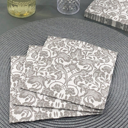 Dining Collection Lunch Napkins - Grey Frost (#24115)