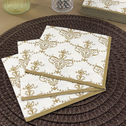 Dining Collection Lunch Napkins - Royal Fleur-de-lis (#24117)