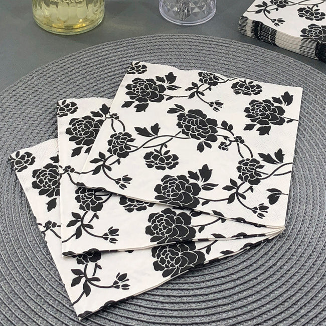 Dining Collection Lunch Napkins - Black Tie Affair (#24119)