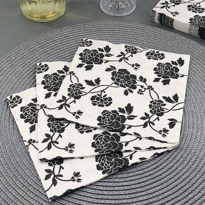 Dining Collection Lunch Napkins - Black Tie Affair (#24119)