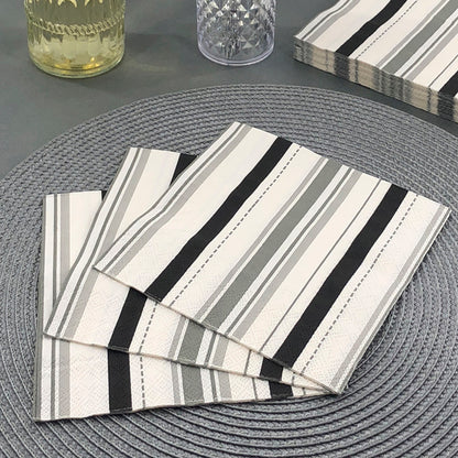 Dining Collection Lunch Napkins - Shades of Grey (#24120)