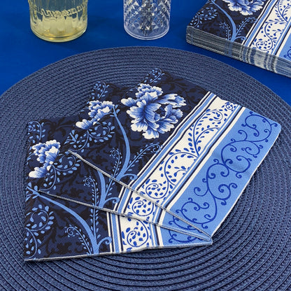 Dining Collection Lunch Napkins - Blue Majesty (#24122)