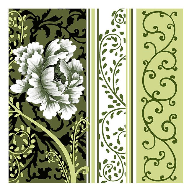 Dining Collection Lunch Napkins - Emerald Majesty (#24123)